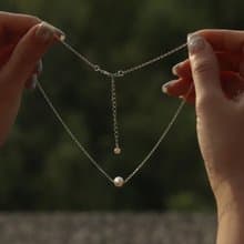 Pearl I 純銀單珍珠項鍊