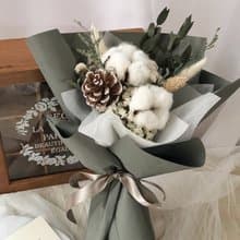 迷霧深林 棉花小花束