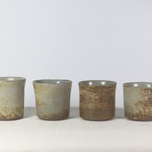 灰綠枇灰小茶杯