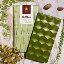 抹茶米香白巧克力 | OLANMA