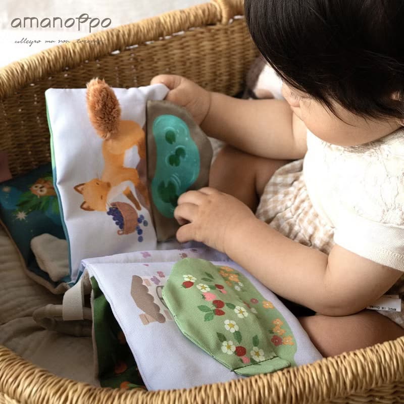 amanoppo 小松鼠尋找櫻桃記 安撫玩具