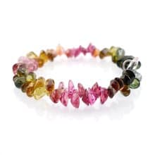 寶麗金珠寶-天然彩色碧璽戒面手鍊