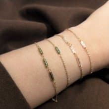 │輕奢│法式復古螺紋 • 手鍊 • 14K注金 • 14kgf