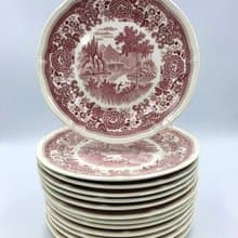 復古維勒魯瓦和博赫瓷器餐盤布爾根蘭系列 德國