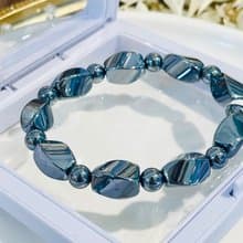 鈦赫磁不規則珠型手珠膝蓋關節不適恢復能量平衡提升身心狀態