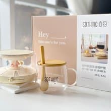 【快速出貨】氛圍恆溫暖杯墊 燭光 玻璃杯禮盒組