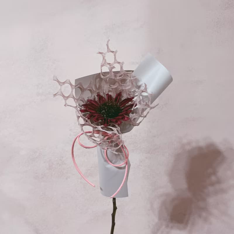 暖暖畢業小太陽 x 手工花單支花束