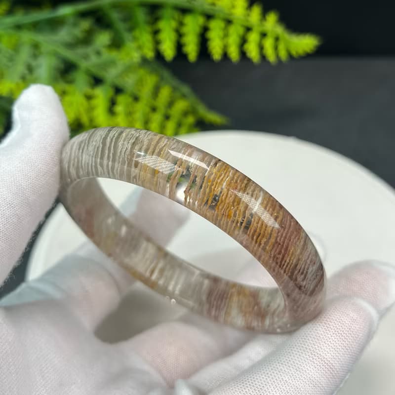 高檔 四季幽靈水晶手鐲 59MM 冰透千層雙天眼 積極運勢 活力生機