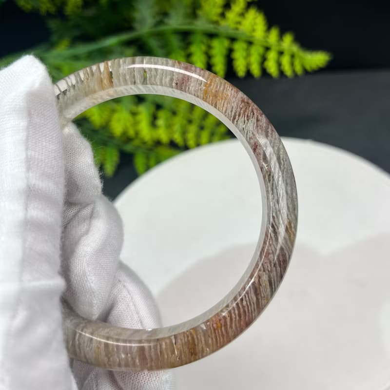 高檔 四季幽靈水晶手鐲 59MM 冰透千層雙天眼 積極運勢 活力生機