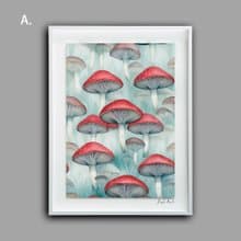 迷走蕈叢 / 西班牙攝影藝術家-限量數位版畫作品 (四款可選擇)