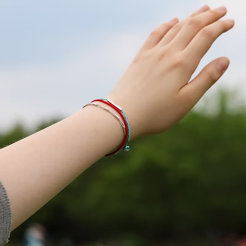 LA LIGNE TWOSOME BRACELET RED