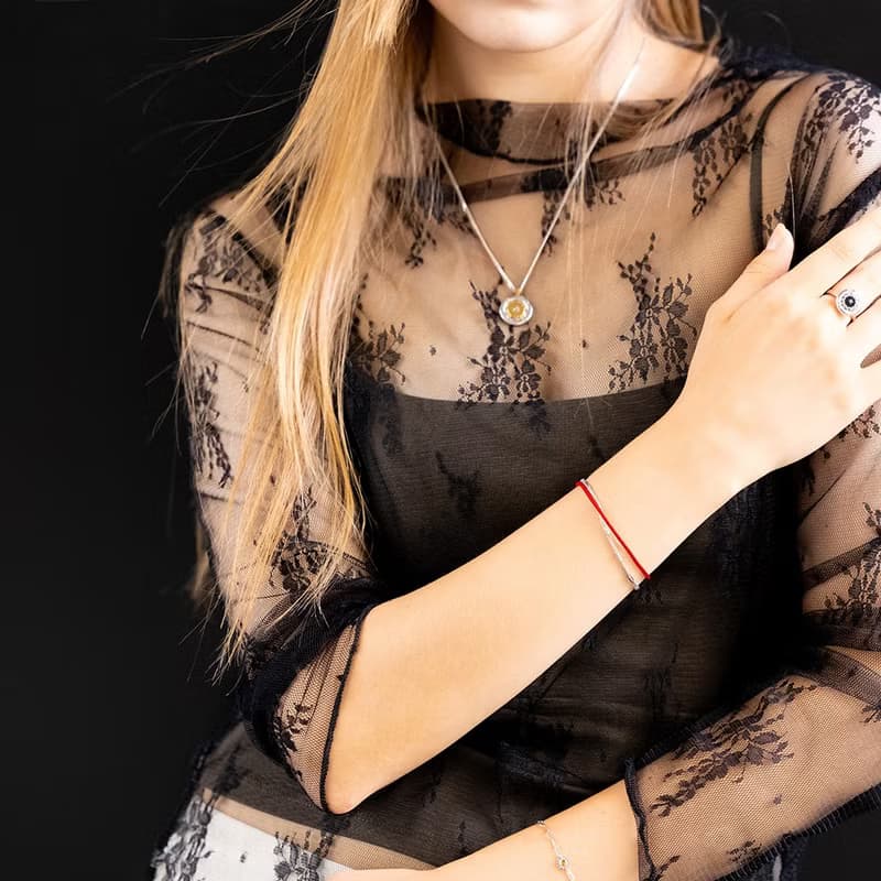 LA LIGNE TWOSOME BRACELET RED