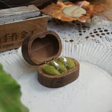 柔軟的承接一切 木戒指盒