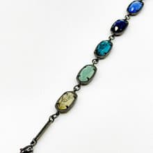 輕奢首飾系列——黑月女神黑卡蒂的祝福・哥德風彩寶手鍊