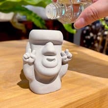 【快速出貨】摩艾圓滾滾 開心耶耶 擴香石 交換禮物