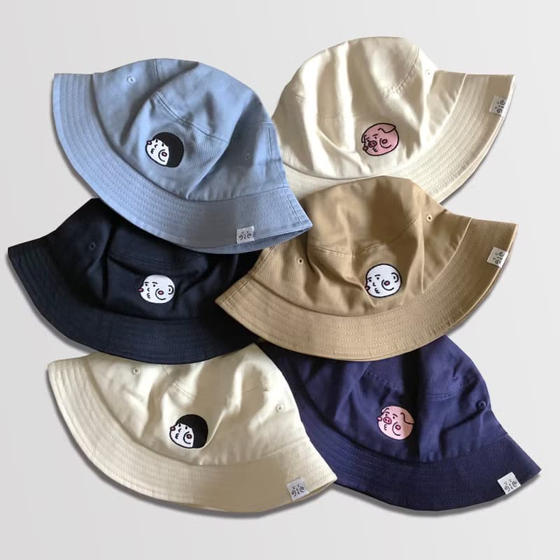 cheeky cheeky 厚面豬 可愛刺繡漁夫帽 Bucket Hat