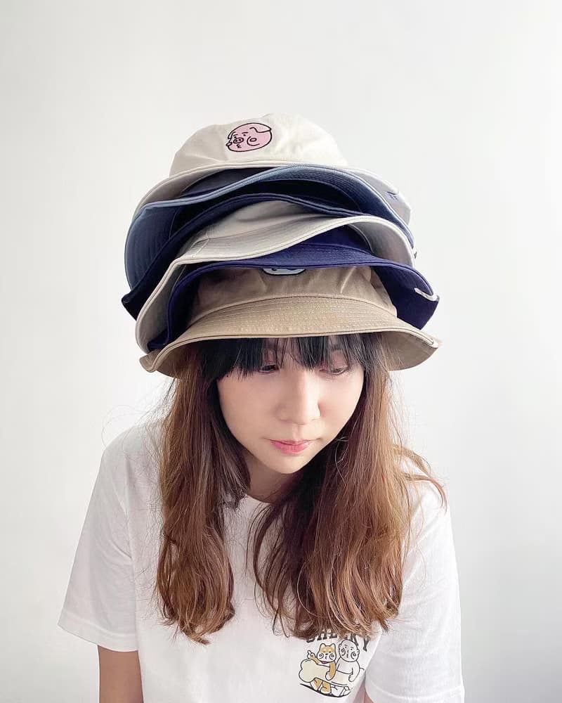 cheeky cheeky 厚面豬 可愛刺繡漁夫帽 Bucket Hat
