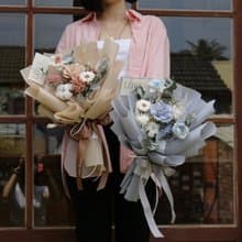 【遇見恆久】浪漫降落永生玫瑰花束 情人節花束 共2款