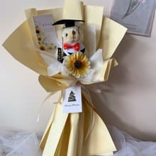 sueing_blossom  簡約版畢業熊花束