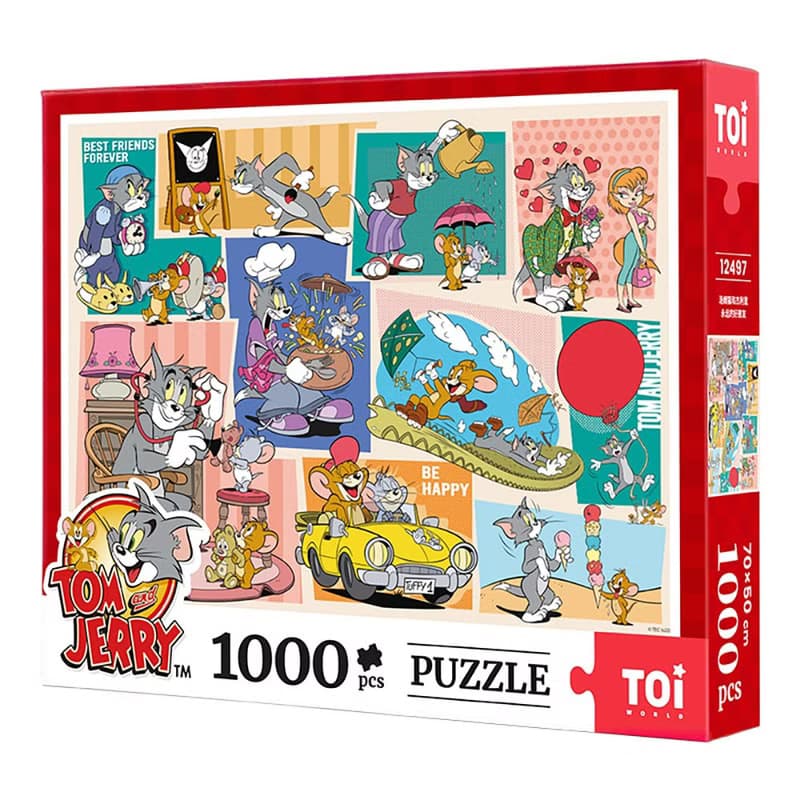 TOi圖益 【Tom and Jerry 永遠好朋友】拼圖1000片父親節七夕禮盒