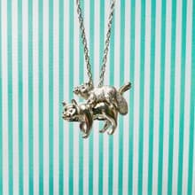 載我一程系列-貓咪&松鼠-純銀動物造型項鍊 Animal necklaces