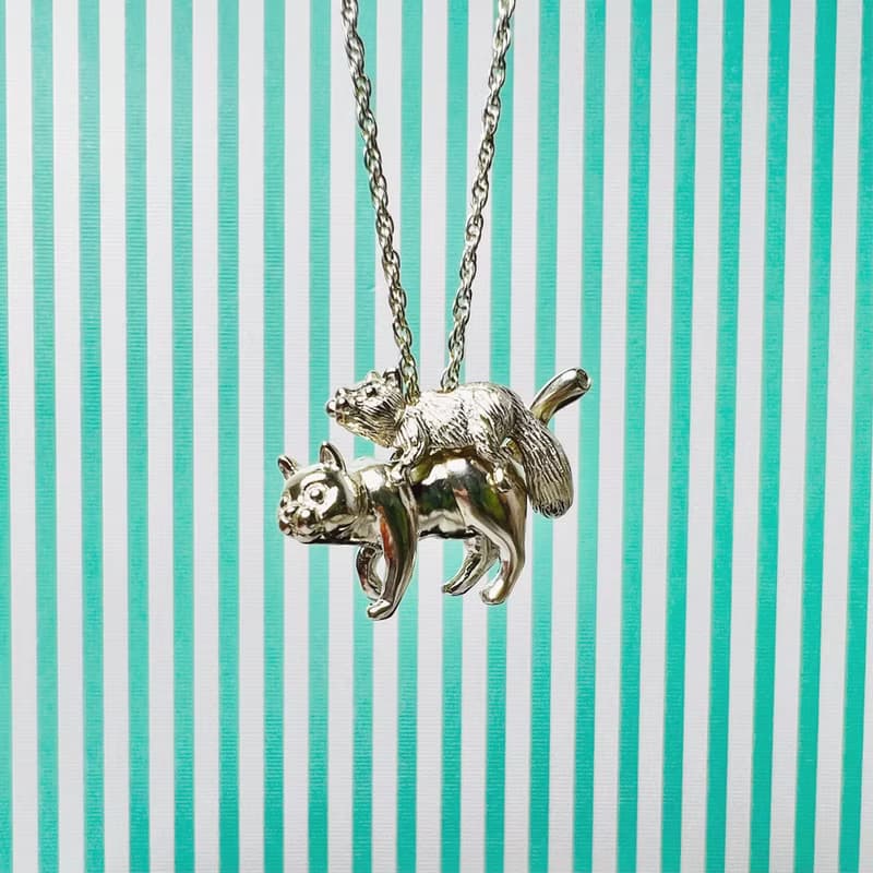 載我一程系列-貓咪&松鼠-純銀動物造型項鍊 Animal necklaces