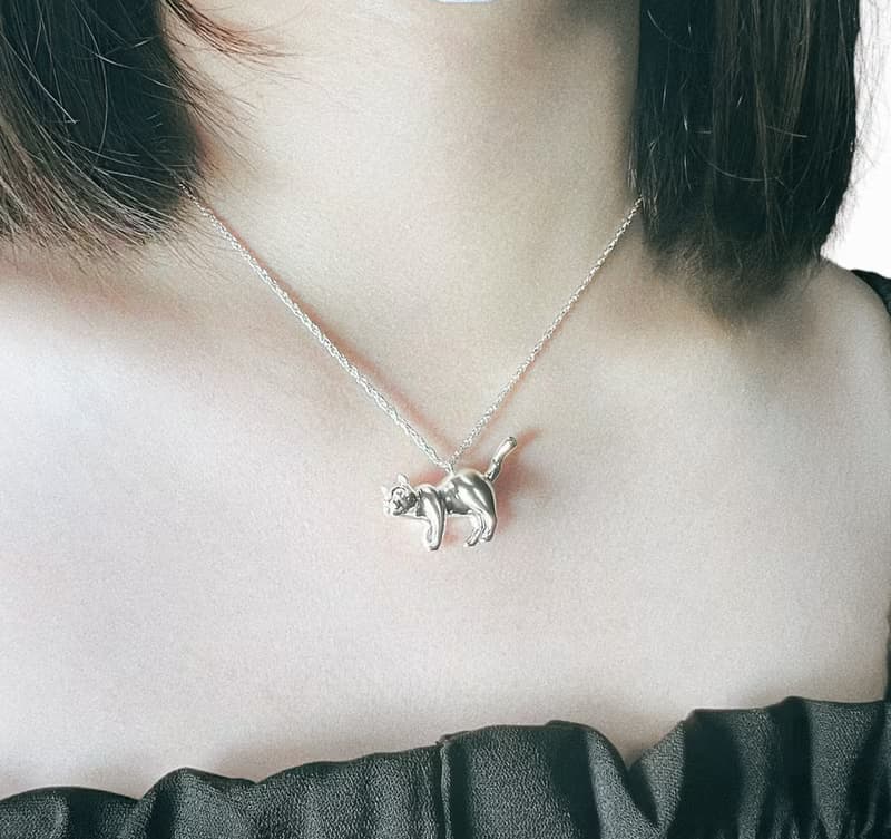 載我一程系列-貓咪&松鼠-純銀動物造型項鍊 Animal necklaces