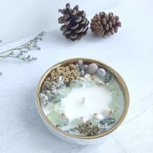 獨家 - 葡萄石 大理石碗 50g / 250g 大豆蠟香氛蠟燭 尾牙禮物