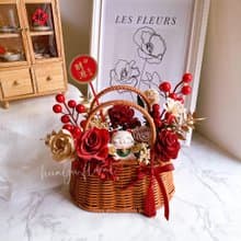 永生花 乾燥花 盆花 桌花 花籃 開幕 入厝 榮陞 升遷 新年 開業