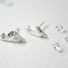 小山丘耳環 Tiny Mountain Earrings 風景系列 925純銀