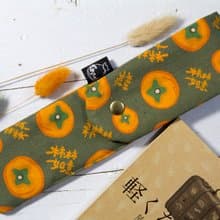 【Gi LAI】 6.5*26Cm環保雙層筷袋 餐具袋-柿柿如意