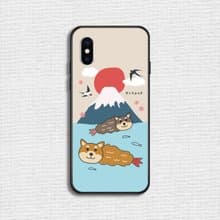柴犬手機殼 富士山