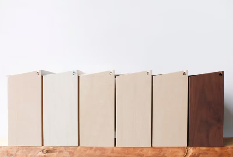 日本 yamato japan 純手工木製SLIM DUST 掀蓋式小容量垃圾桶 8L