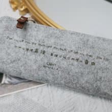 經文羊毛氈筆袋/福音禮品/基督教禮品/受洗禮物/幸福小組/原創文
