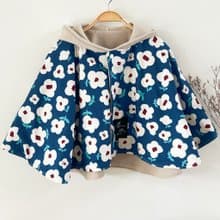 現貨 花花藍精靈斗篷 0-4歲