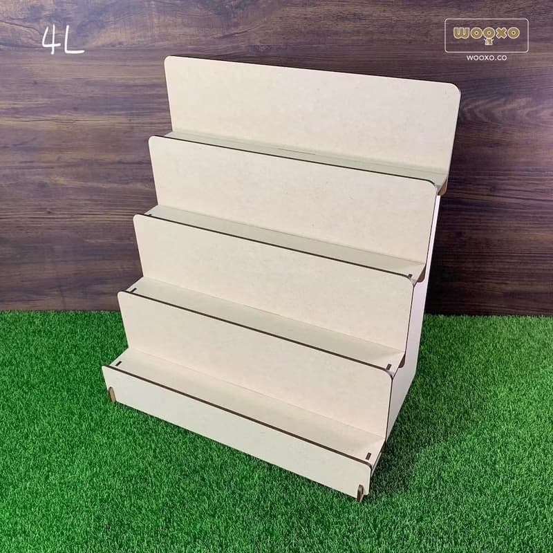 WOOXO 小牆階梯架 展示架 DIY 擋板 明信片 小物 簡單快速拆裝