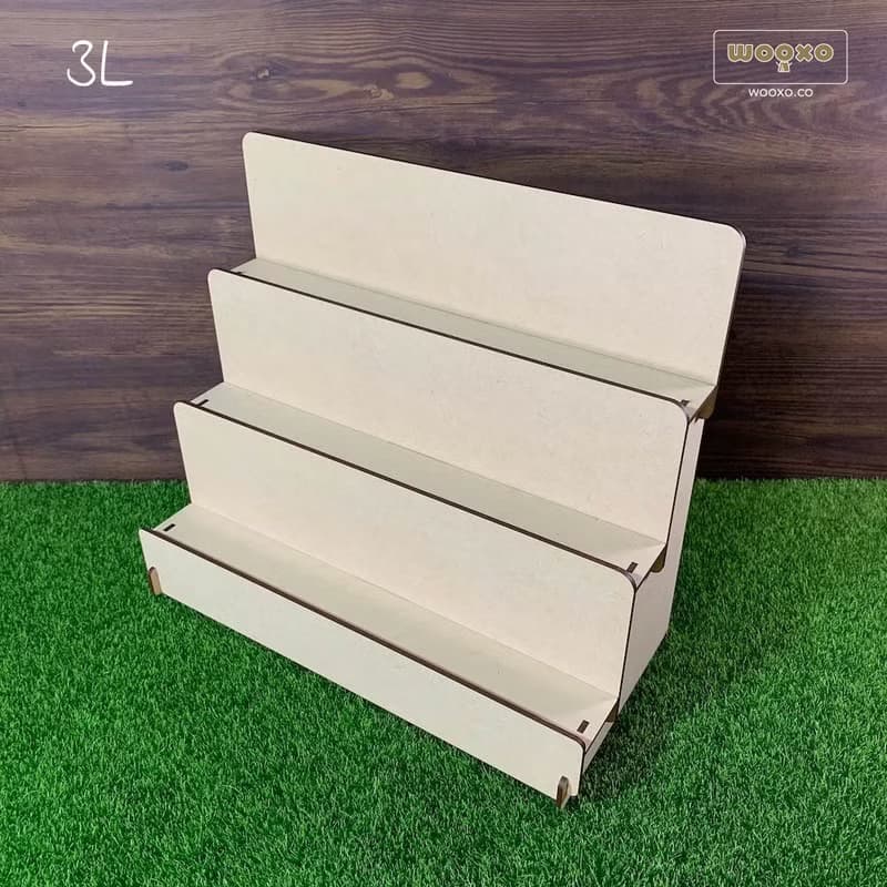 WOOXO 小牆階梯架 展示架 DIY 擋板 明信片 小物 簡單快速拆裝