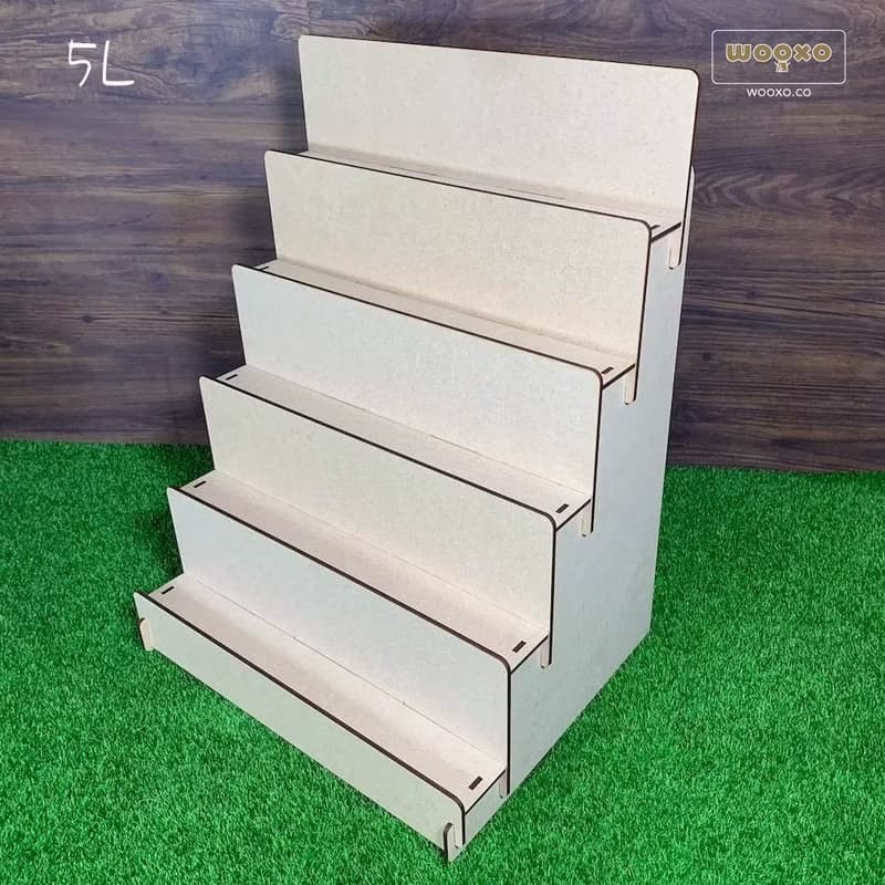 WOOXO 小牆階梯架 展示架 DIY 擋板 明信片 小物 簡單快速拆裝