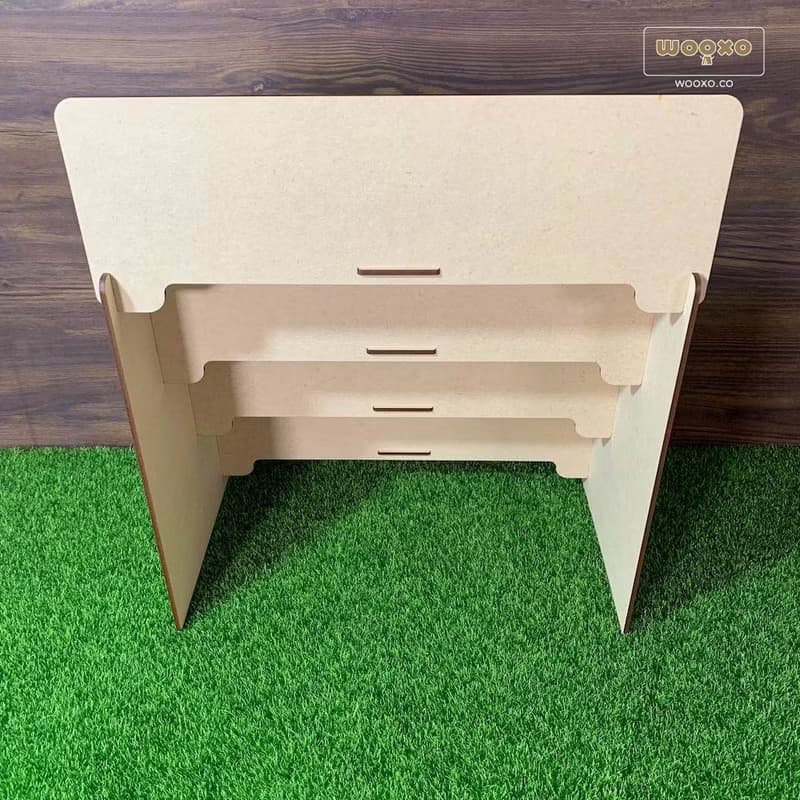 WOOXO 小牆階梯架 展示架 DIY 擋板 明信片 小物 簡單快速拆裝