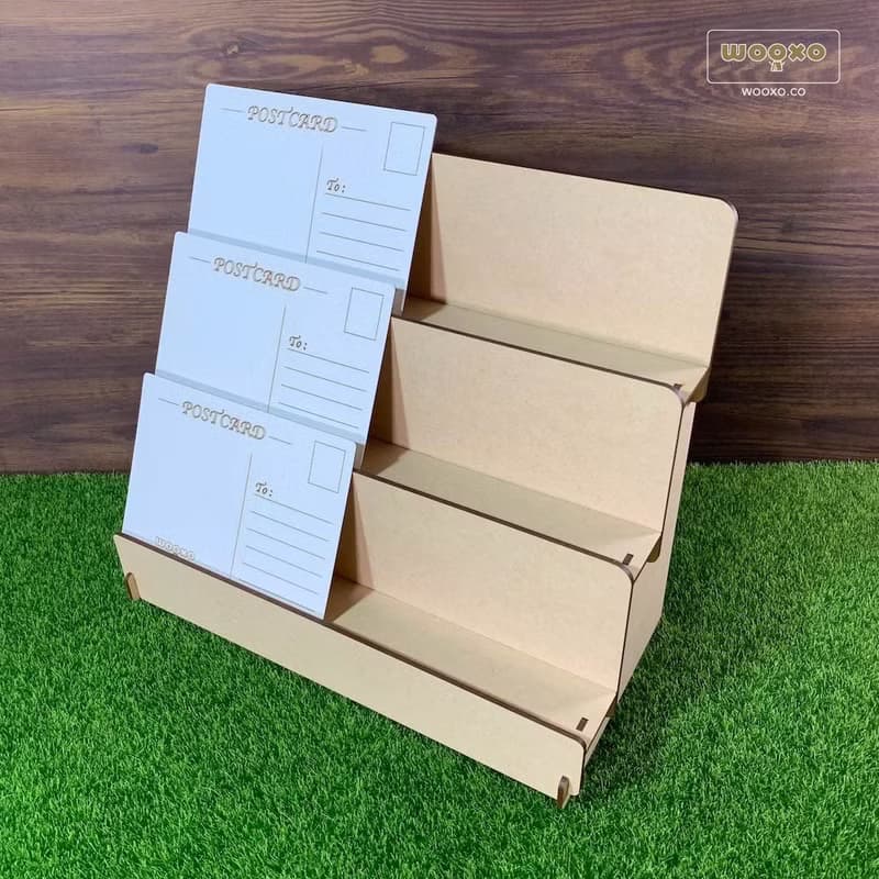 WOOXO 小牆階梯架 展示架 DIY 擋板 明信片 小物 簡單快速拆裝