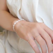 Daily純銀系列-大豬鼻手鍊 925純銀 女生禮物 日常穿搭 簡約 ins