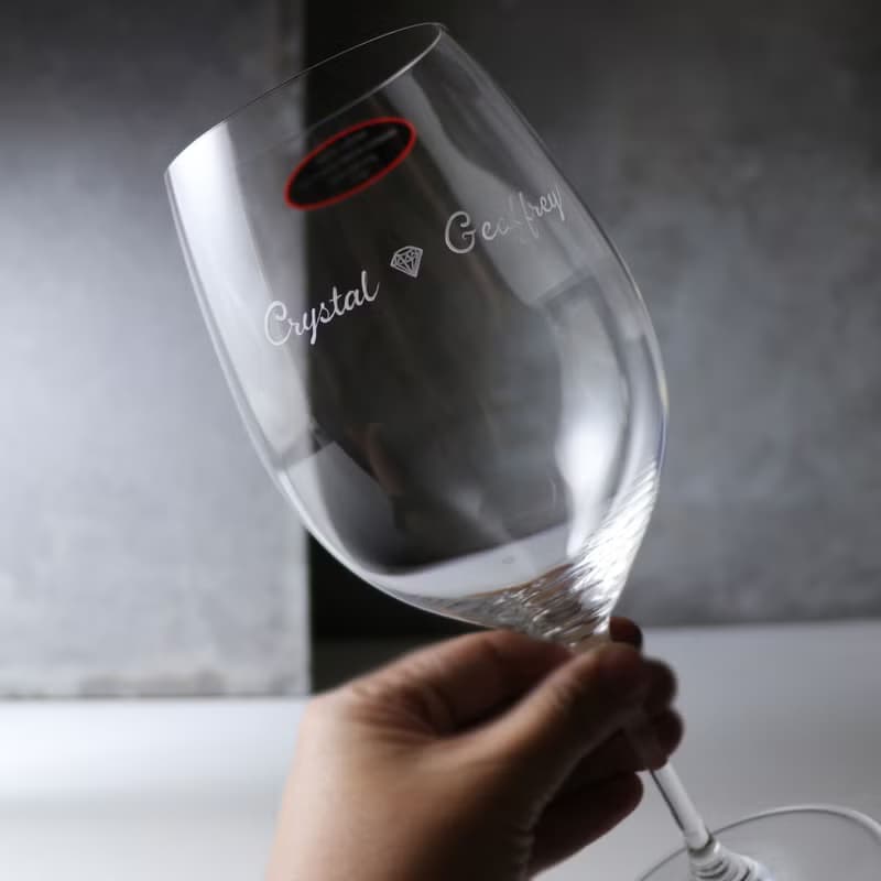 (一對價) 610cc 【Riedel－Vinum系列】鑽石婚水晶對杯 結婚送禮