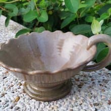 手作陶皿 | 花瓣陶盤 點心盤