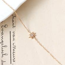 Visel 八芒星星鑽石手鍊