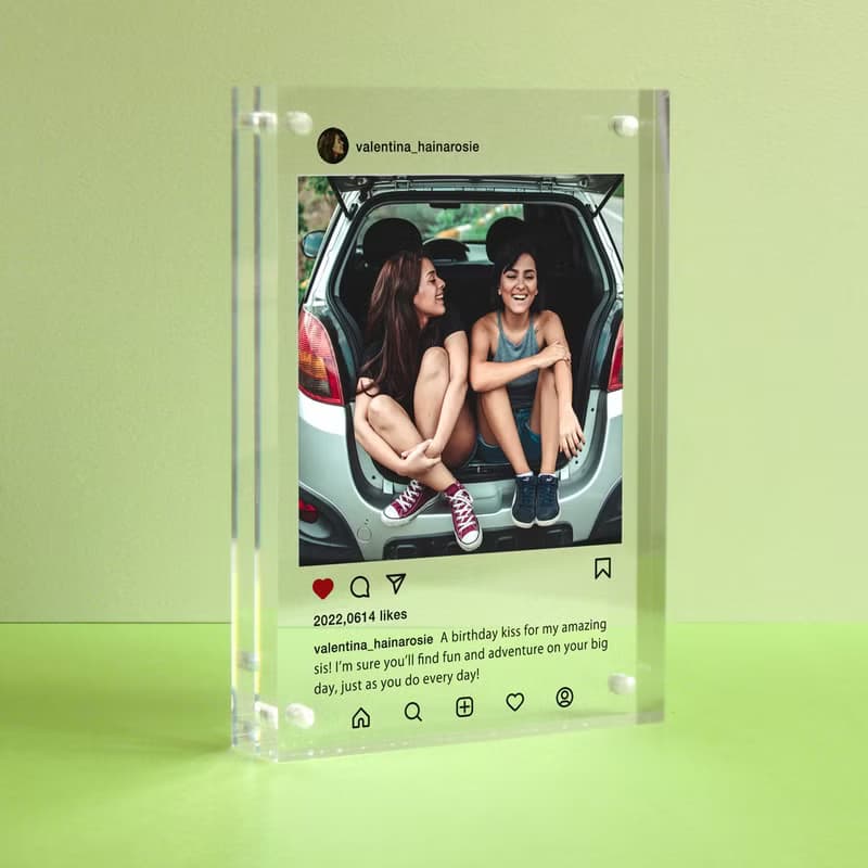 訂製IG相框 送閨蜜的生日禮物 時尚精美亞克力飾品