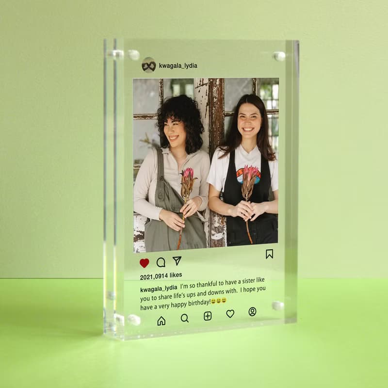 訂製IG相框 送閨蜜的生日禮物 時尚精美亞克力飾品