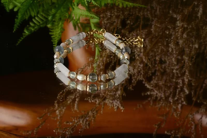 【神山晶礦】螢石葡萄珍珠白水晶手鍊/螢石/葡萄/珍珠/白水晶