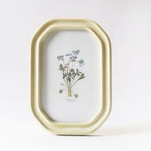 Christmas Gift Wrapping Summer 7x11 Octagon photo frame glossy beige vintage
