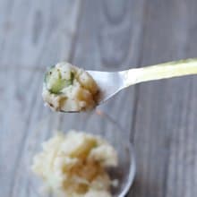 鎚目模様の真鍮レンゲスプーン