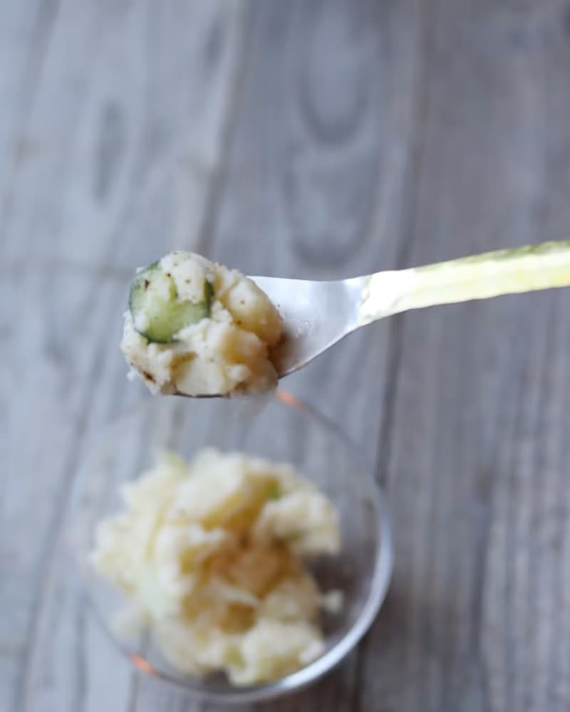 鎚目模様の真鍮レンゲスプーン